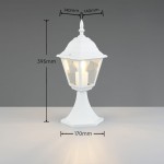 Livenza - Traditional Matt White Pedestal