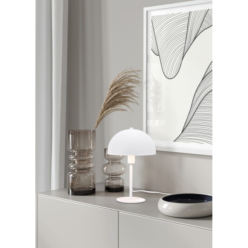 - Nola - White Table Lamp ∅ 20 cm Trio-506200131 - Nola - White Table Lamp ∅ 20 cm