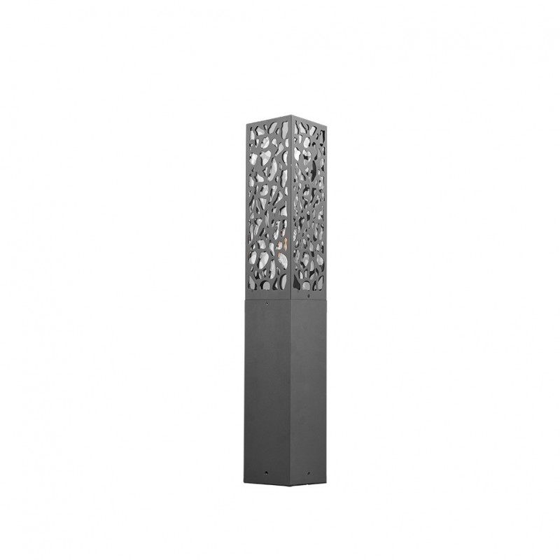 - Cooper - Decorative Anthracite Bollard IP44 Trio-507360142 - Cooper - Decorative Anthracite Bollard IP44