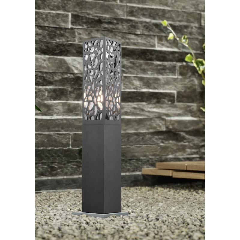 - Cooper - Decorative Anthracite Bollard IP44 Trio-507360142 - Cooper - Decorative Anthracite Bollard IP44