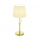 - Lyon - Matt Brass Table Lamp with White Shade Trio-509100108 - Lyon - Matt Brass Table Lamp with White Shade