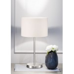 Hotel - Nickel Table Lamp with White Shade ∅ 30 cm Hotel - Nickel Table Lamp with White Shade ∅ 30 cm