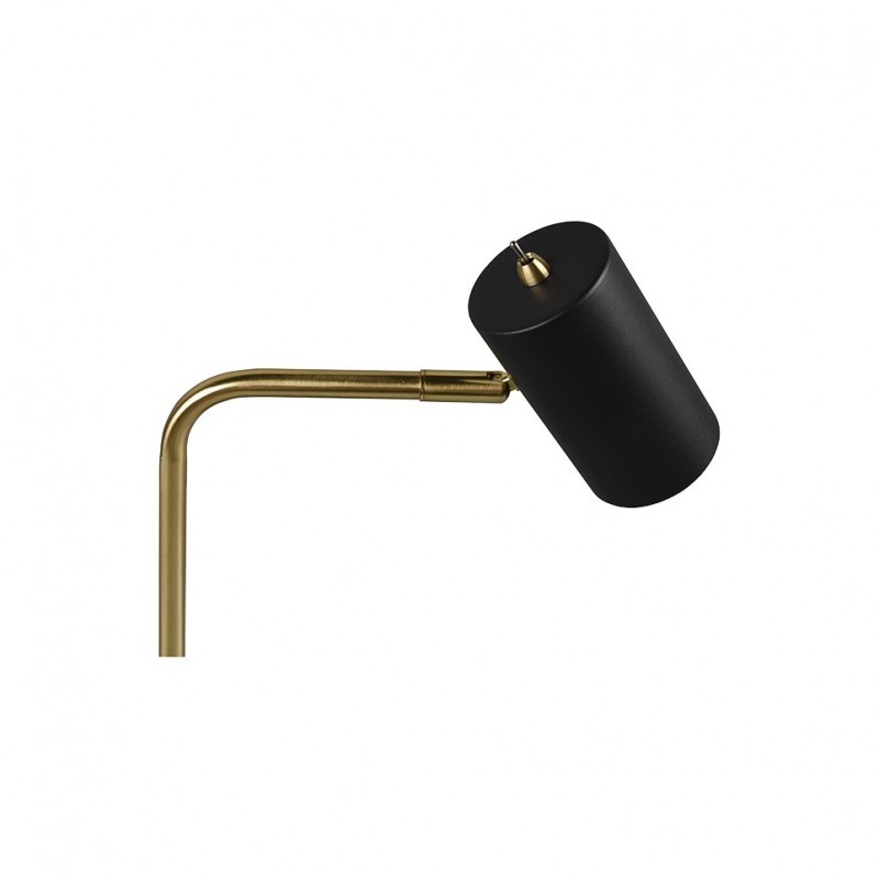 Trio-512400108 - Marley - Matt Black & Matt Brass Table Lamp