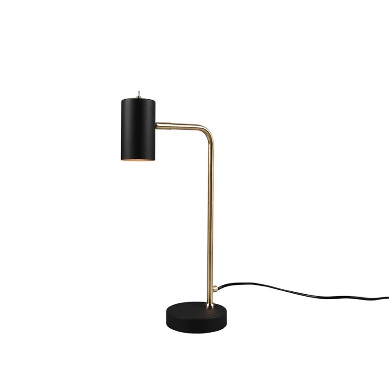Trio-512400108 - Marley - Matt Black & Matt Brass Table Lamp