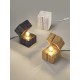 Trio-514110102 - Treasure - Natural Wood Black Table lamp