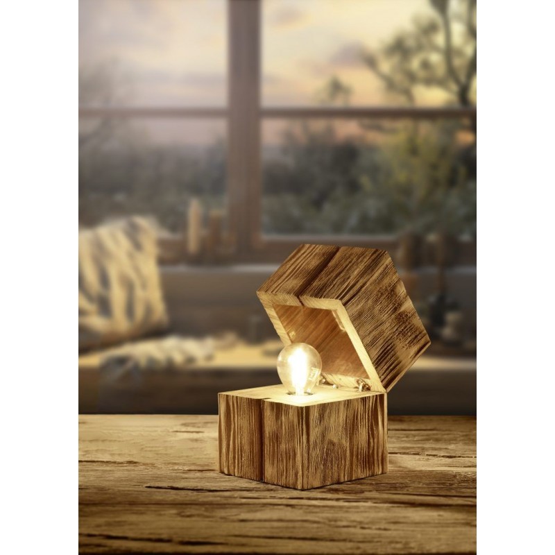 Trio-514110130 - Treasure - Natural Wood Table lamp