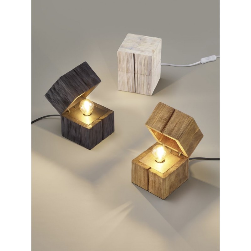 Trio-514110130 - Treasure - Natural Wood Table lamp