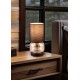 - Elio - Amber Glass & Black Table Lamp with Black Shade Trio-517800113 - Elio - Amber Glass & Black Table Lamp with Black Shade