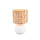 Trio-518900101 - Vina - White Ceramic Table Lamp with Natural Seagrass