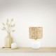 Trio-518900101 - Vina - White Ceramic Table Lamp with Natural Seagrass