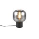 Trio-519800132 - Diva - Matt Black Table Lamp with Mirrored Smoked Glass