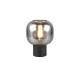 Trio-519800132 - Diva - Matt Black Table Lamp with Mirrored Smoked Glass