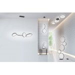 Rondo - Matt Black LED Table Lamp