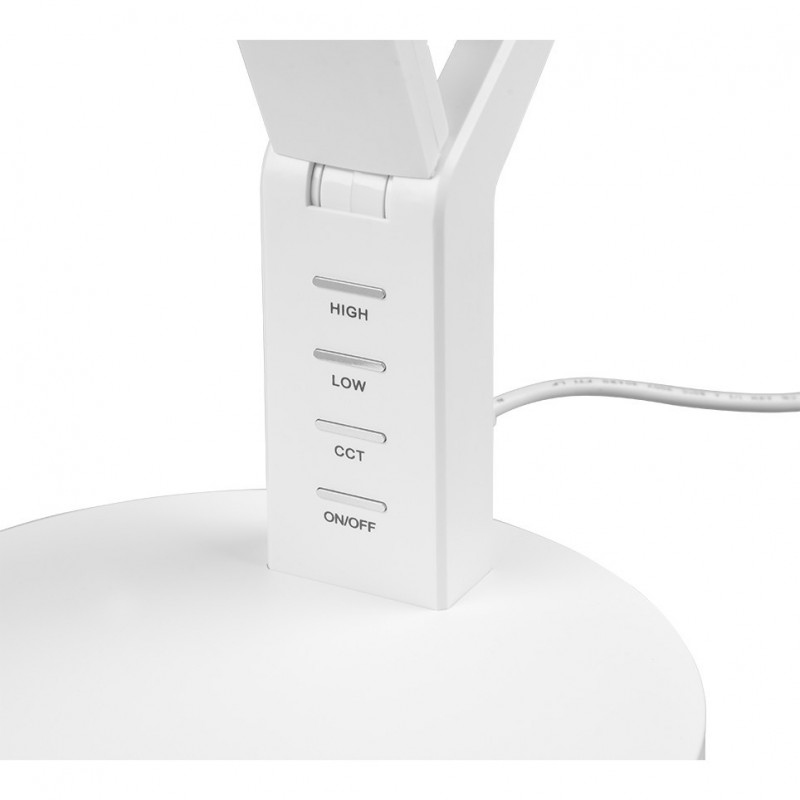 - Ava - Matt White CCT Table Lamp with USB Trio-523090131 - Ava - Matt White CCT Table Lamp with USB