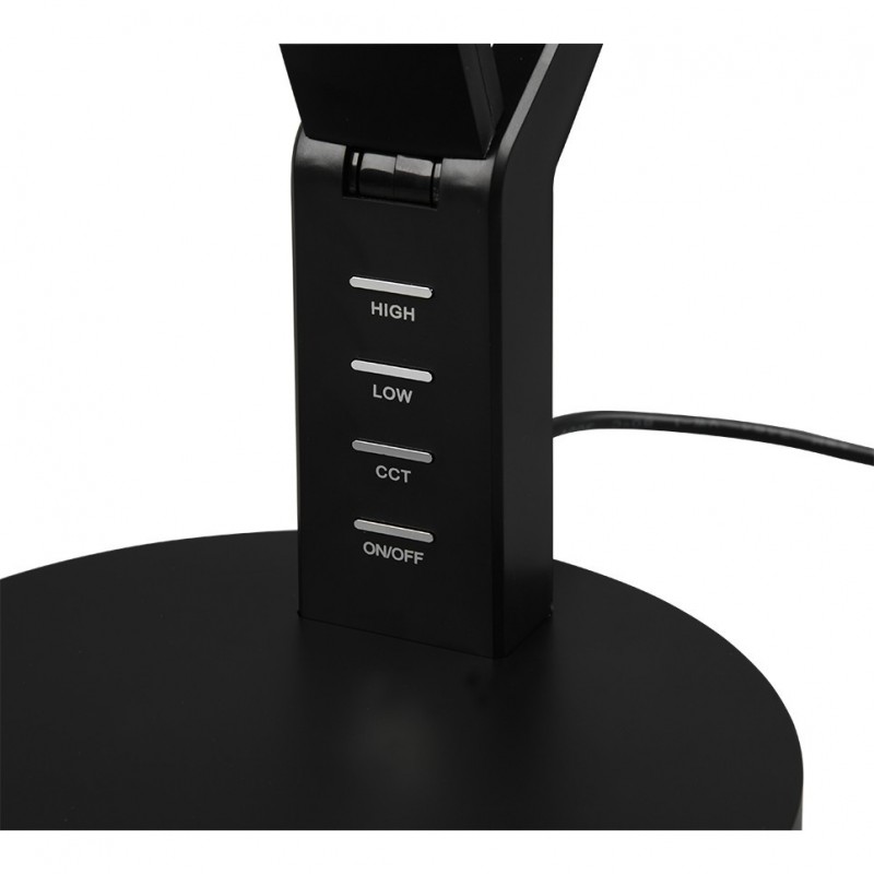 - Ava - Matt Black CCT Table Lamp with USB Trio-523090132 - Ava - Matt Black CCT Table Lamp with USB