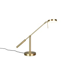 Monza - Matt Brass CCT Desk Lamp