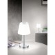 - Emerald - Matt Nickel LED Table Lamp with White Opal Glass Trio-525490107 - Emerald - Matt Nickel LED Table Lamp with White Opal Glass