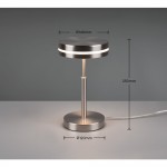 Franklin - Matt Nickel LED Table Lamp