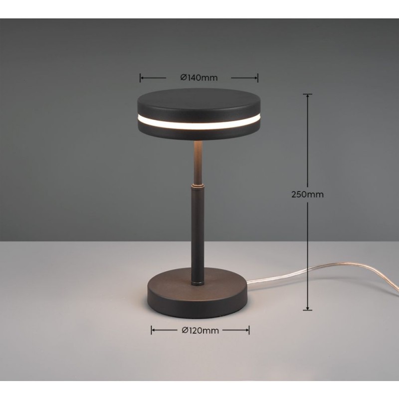 Trio-526510142 - Franklin - Anthracite LED Table Lamp