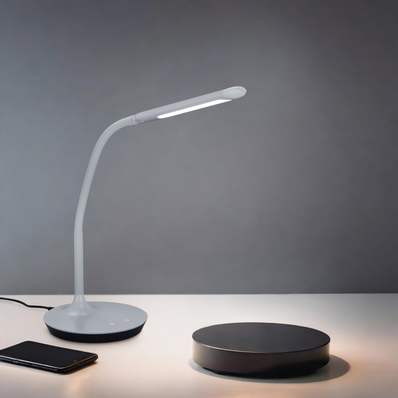 - Polo - Grey CCT Desk Lamp Trio-527090111 - Polo - Grey CCT Desk Lamp