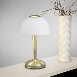Ventura - Polished Brass LED Table Lamp with Opal White Glass Ventura - Polished Brass LED Table Lamp with Opal White Glass