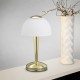 - Ventura - Polished Brass LED Table Lamp with Opal White Glass Trio-529990103 - Ventura - Polished Brass LED Table Lamp with Opal White Glass