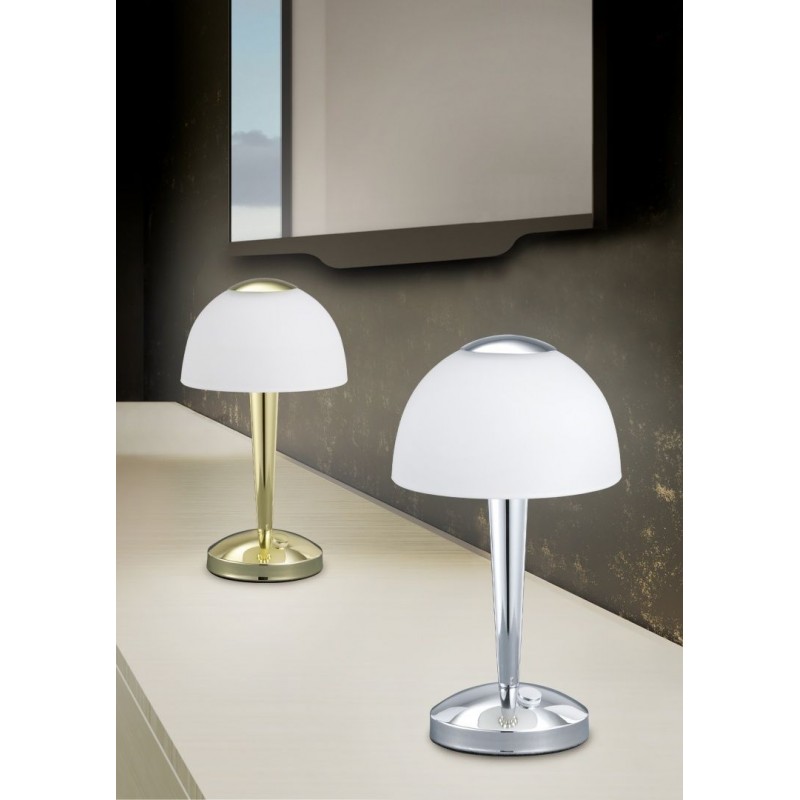 - Ventura - Matt Nickel LED Table Lamp with Opal White Glass Trio-529990107 - Ventura - Matt Nickel LED Table Lamp with Opal White Glass