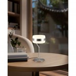 Dios - Matt Nickel CCT Table Lamp with White Diffuser