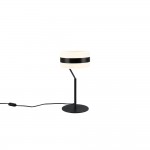 Dios - Matt Black CCT Table Lamp with White Diffuser