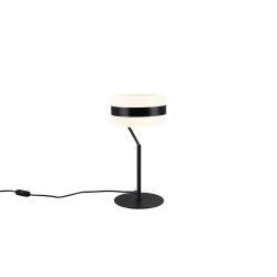 Dios - Matt Black CCT Table Lamp with White Diffuser