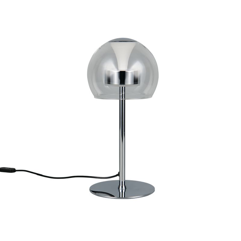 - Flynt - Chrome CCT Table Lamp with Clear Glass Trio-531610106 - Flynt - Chrome CCT Table Lamp with Clear Glass