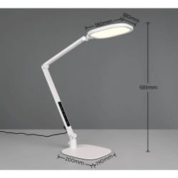 Servo - Matt White CCT Desk Lamp