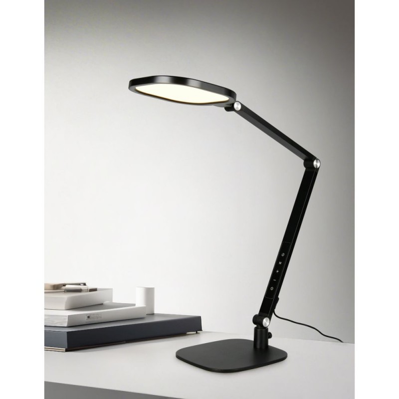 Trio-535810132 - Servo - Matt Black CCT Desk Lamp