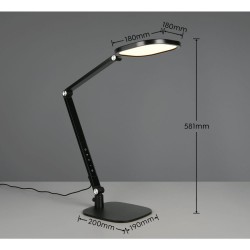 Servo - Matt Black CCT Desk Lamp