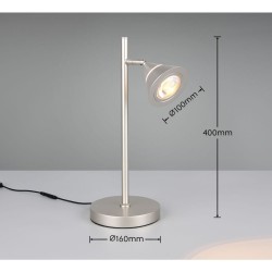 Romeo - Matt Nickel CCT Table Lamp