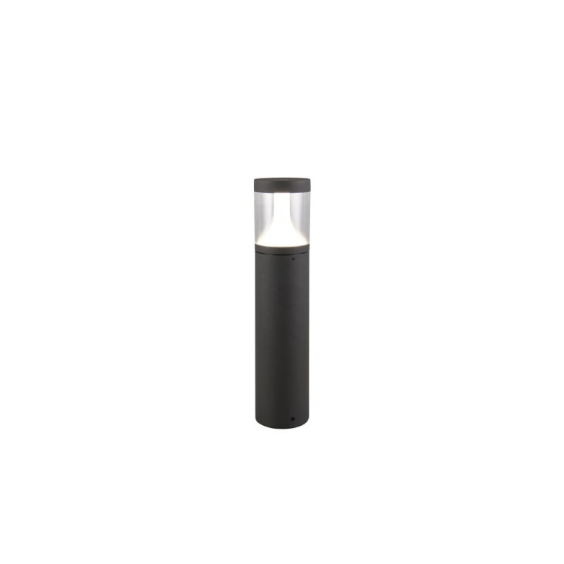 Trio-538560142 - Tagus - Anthracite CCT Bollard with Clear Diffuser IP65