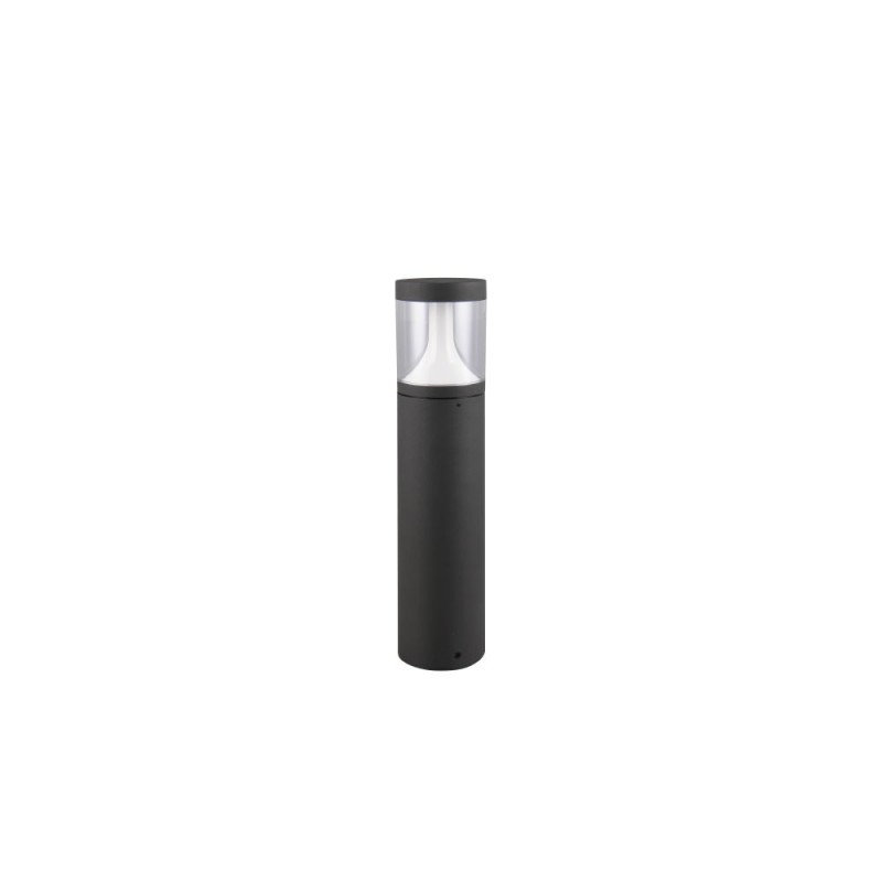 Trio-538560142 - Tagus - Anthracite CCT Bollard with Clear Diffuser IP65
