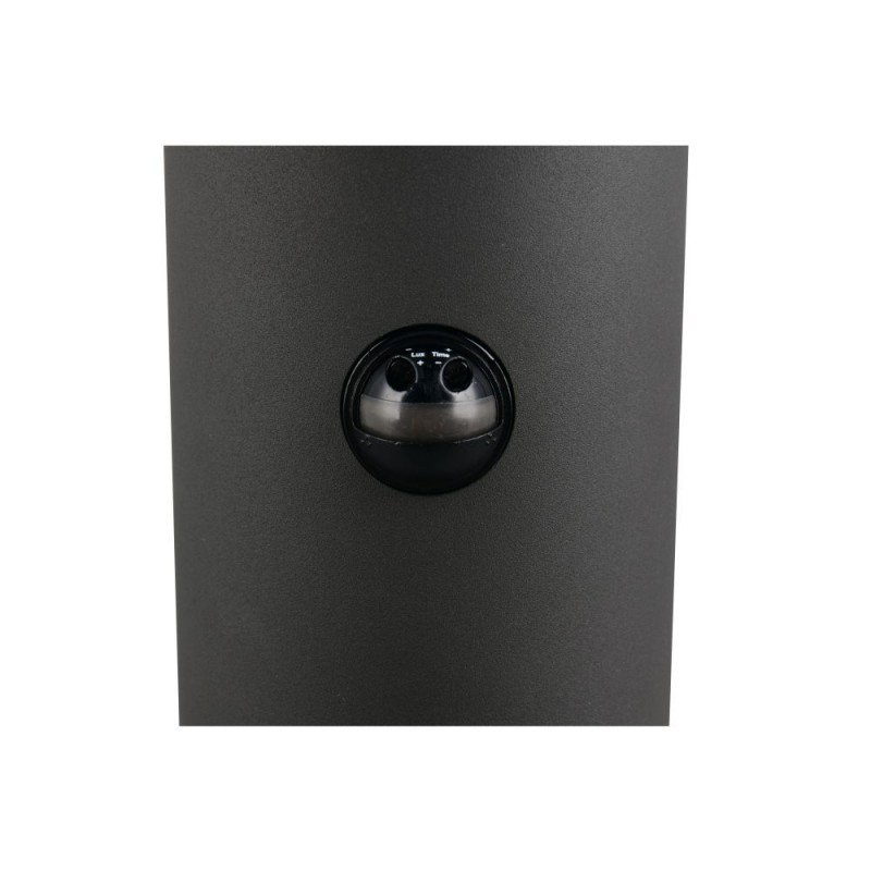Trio-538569142 - Tagus - Anthracite CCT Sensor Bollard with Clear Diffuser IP54