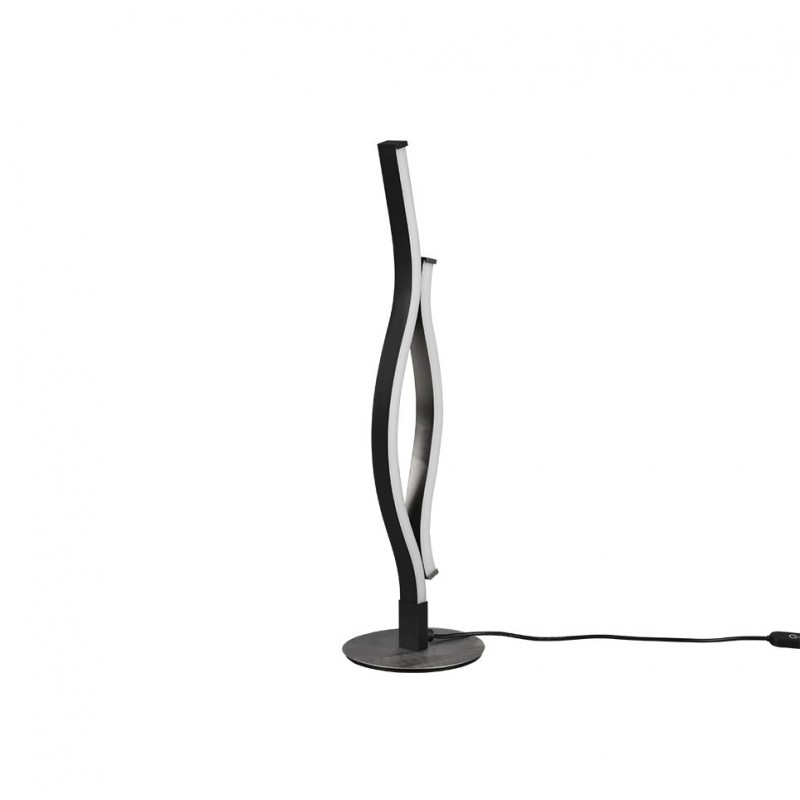 Trio-541210205 - Blaze - Brushed Aluminium & Black CCT Table Lamp