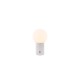 Trio-543510131 - Tauris - Matt White Rechargeable Table Lamp with White Glass