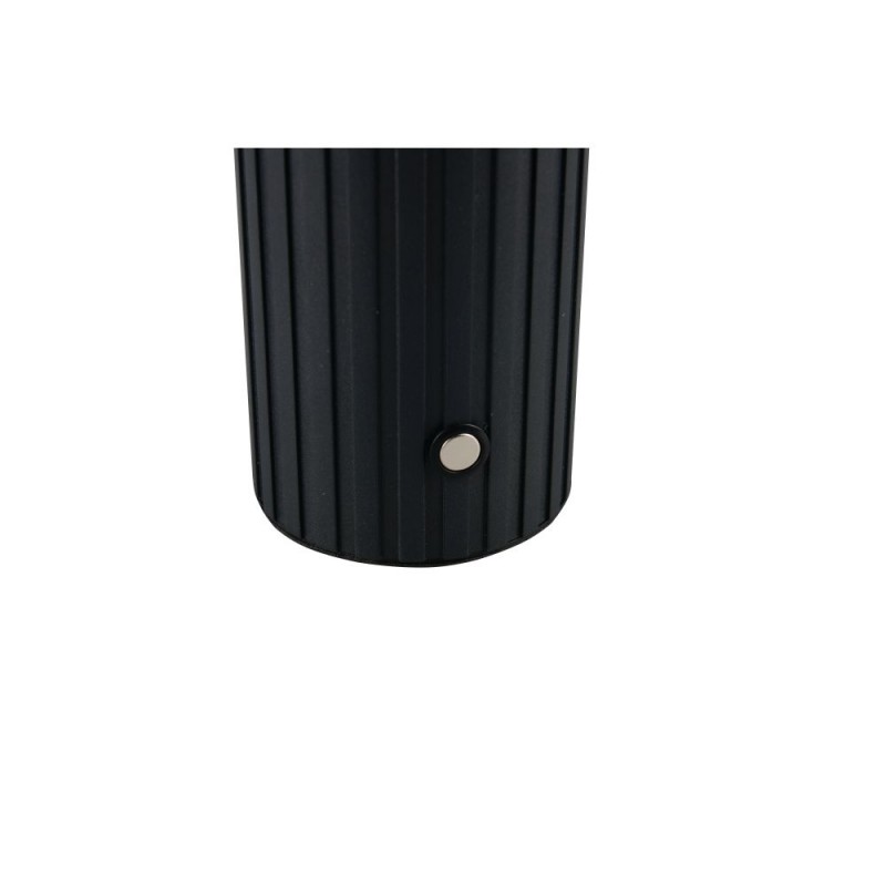 Trio-543510132 - Tauris - Matt Black Rechargeable Table Lamp with White Glass