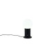 Trio-543510132 - Tauris - Matt Black Rechargeable Table Lamp with White Glass