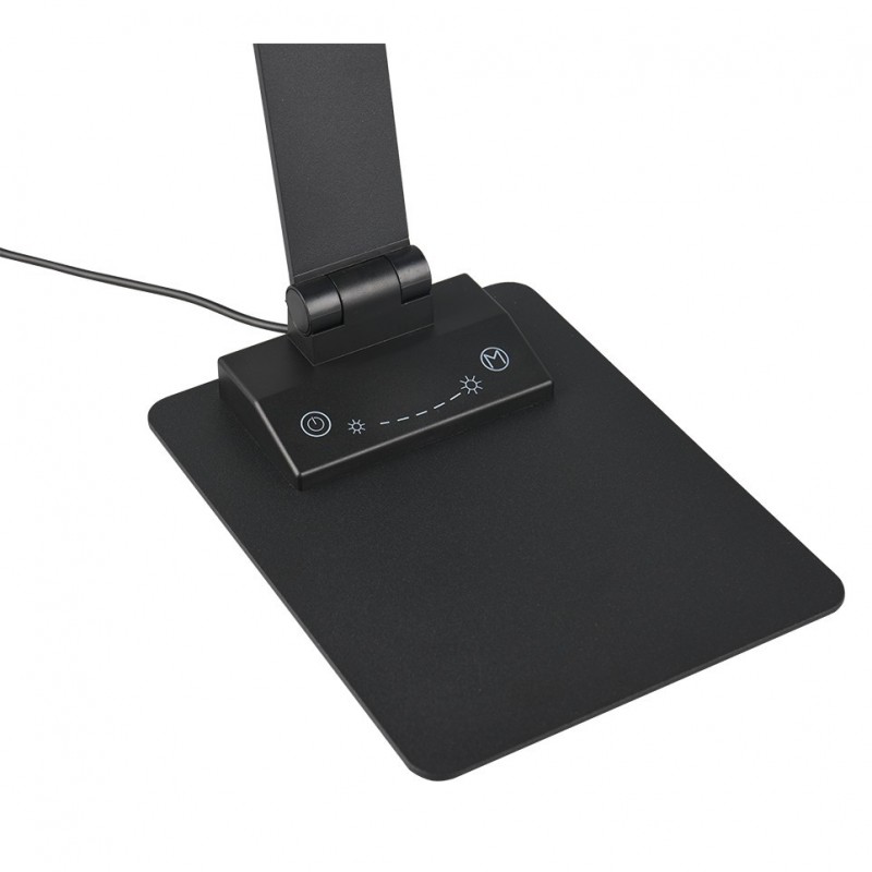 - Travis - Matt Black CCT Table Lamp with USB Trio-545310132 - Travis - Matt Black CCT Table Lamp with USB