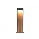 - Salmon - Anthracite LED Bollard with Wood Imitation Trio-546960135 - Salmon - Anthracite LED Bollard with Wood Imitation