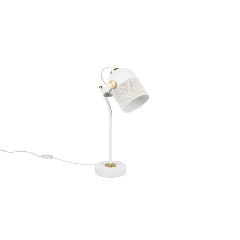 Trio-548200131 - Mixa - Matt White & Matt Brass Table Lamp