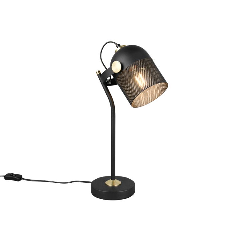 - Mixa - Matt Black & Matt Brass Table Lamp Trio-548200132 - Mixa - Matt Black & Matt Brass Table Lamp