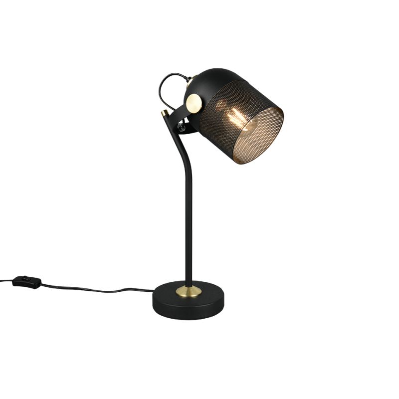 - Mixa - Matt Black & Matt Brass Table Lamp Trio-548200132 - Mixa - Matt Black & Matt Brass Table Lamp