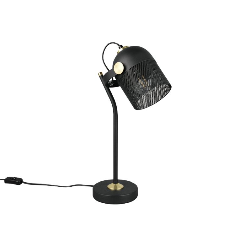 - Mixa - Matt Black & Matt Brass Table Lamp Trio-548200132 - Mixa - Matt Black & Matt Brass Table Lamp