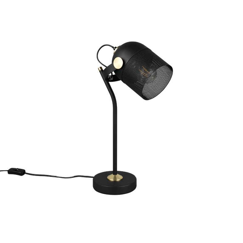 - Mixa - Matt Black & Matt Brass Table Lamp Trio-548200132 - Mixa - Matt Black & Matt Brass Table Lamp