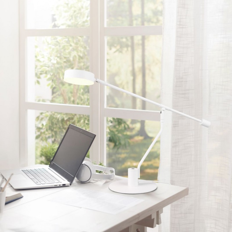 Trio-549010131 - Manduro - Matt White CCT Desk Lamp